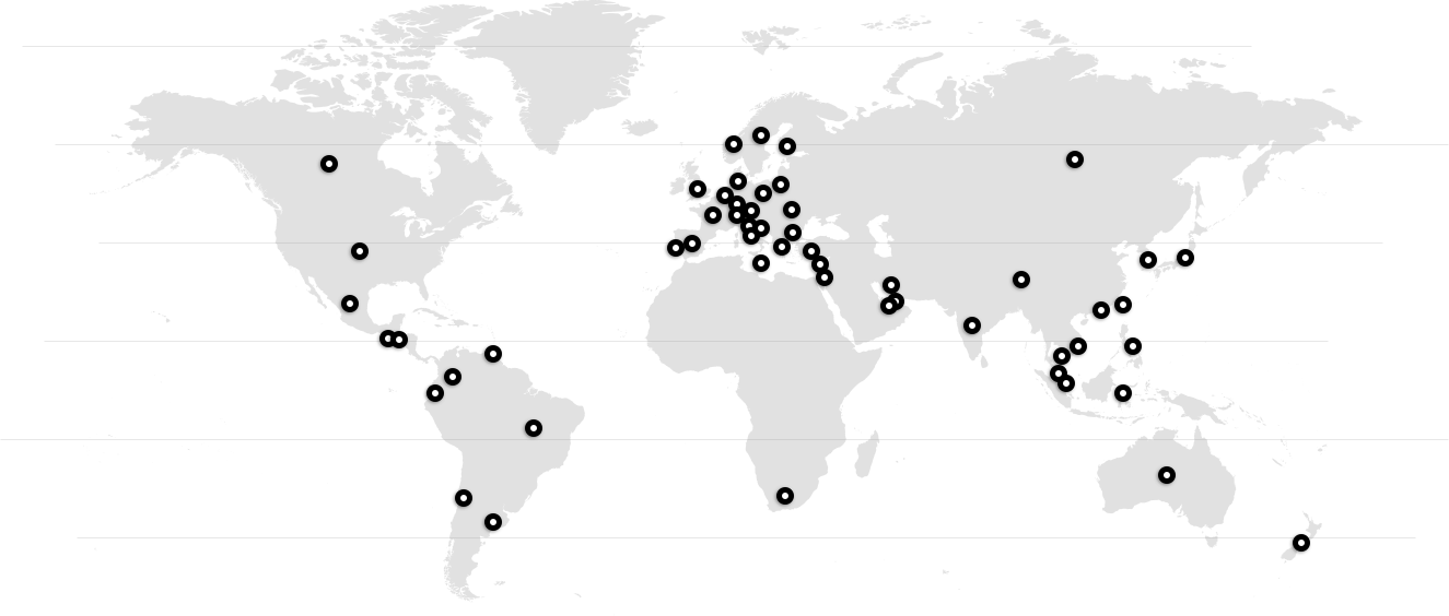 Distributors map