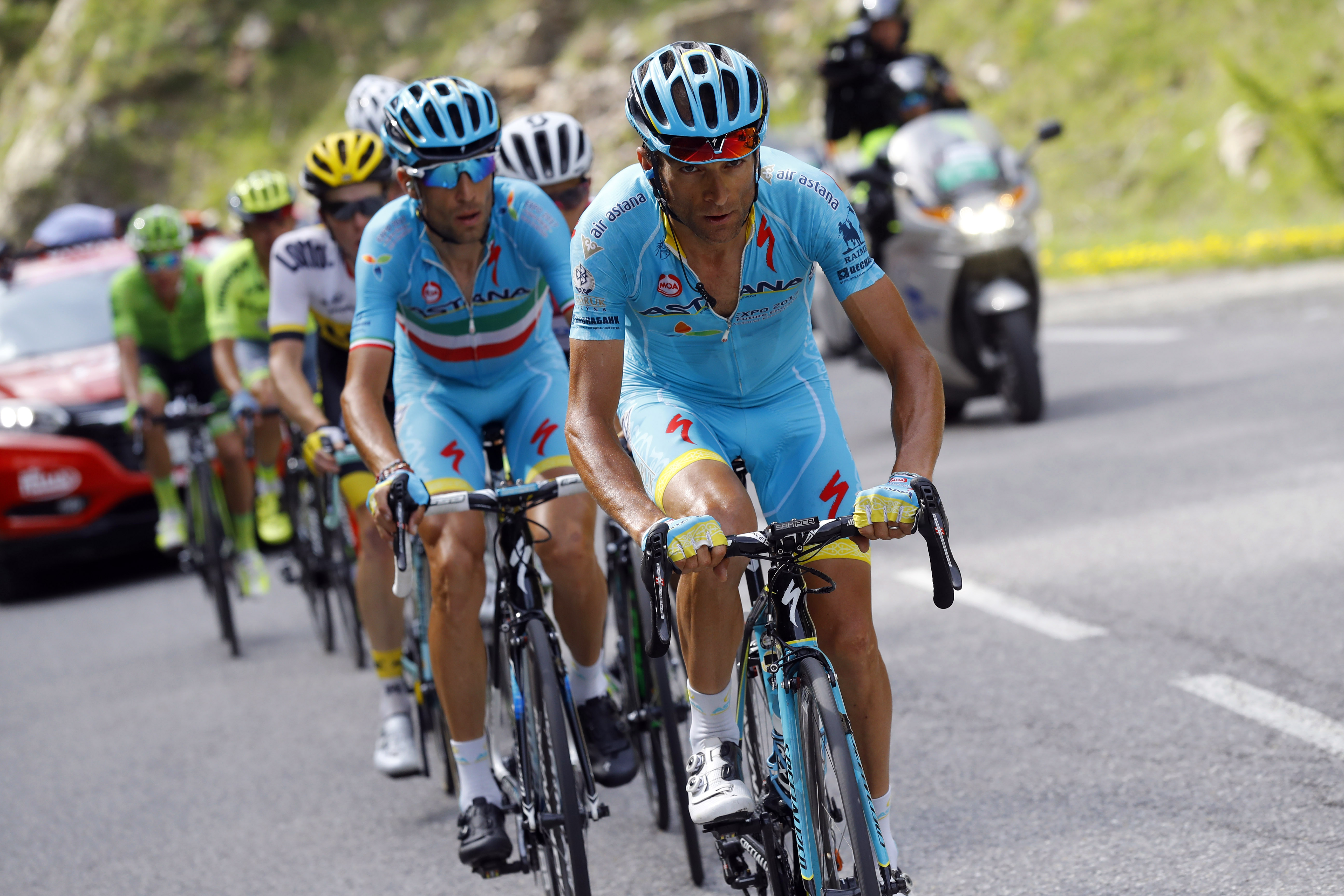 Nibali and Scarponi (Giro d'Italia 2016) 