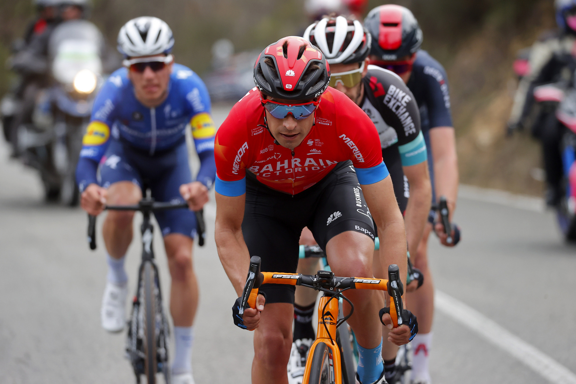 Mikel Landa, leader of Team Bahrain-Victorious at Giro d'Italia