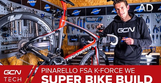 GCN Tech: Super Bike Build with K-Force WE groupset