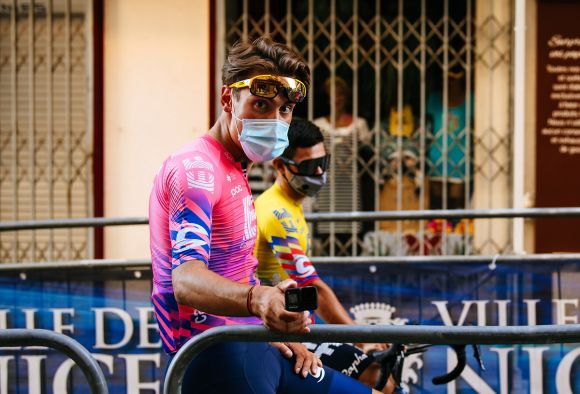 Alberto Bettiol at the start of Tour de France  (Ph. Gruber)