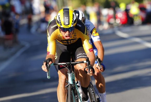 Wout Van Aert attack, Milano-Sanremo (Ph. Bettini)