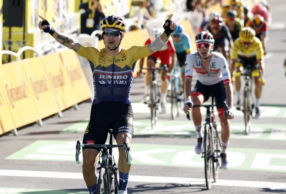 Primoz Roglic win Tour de France stage #4